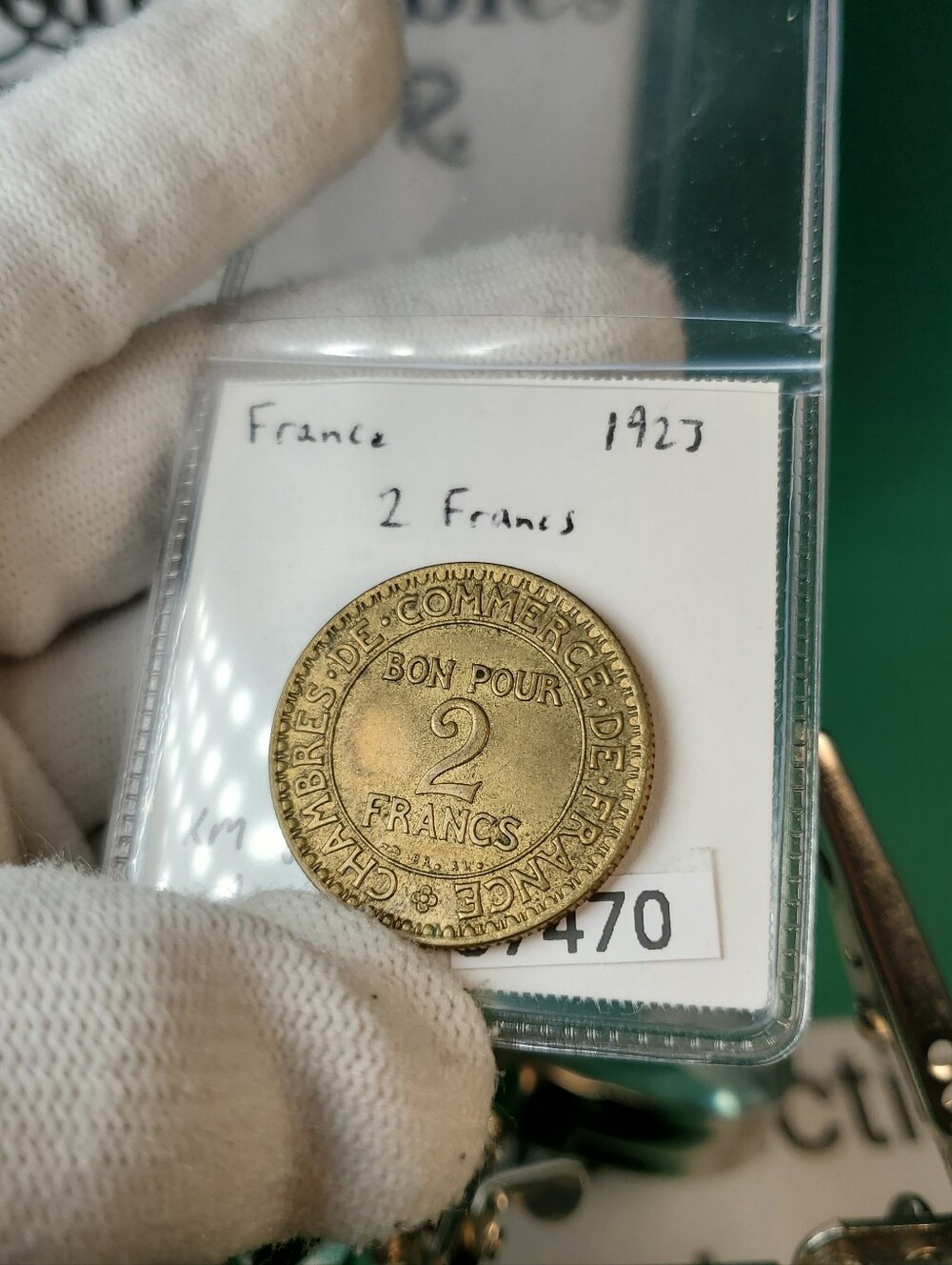 French 2 Francs Coin | Chambers of Commerce | KM877 | France | 1923
